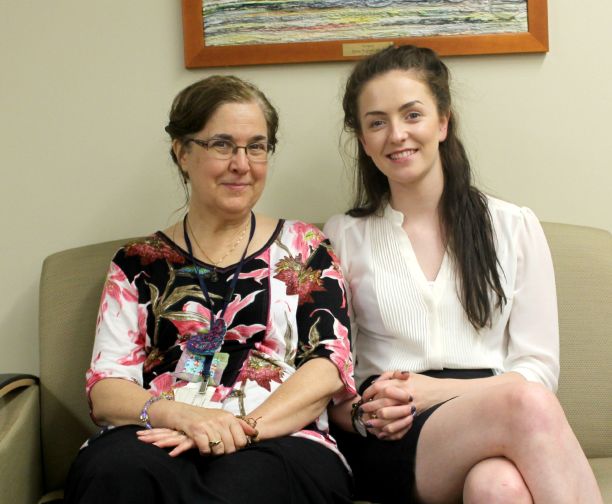 Lauren Kingsland (right), Fabric Artist, Arts & Humanities Program